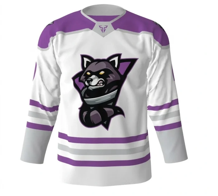 Trash Pandas White Alt Hockey Jersey