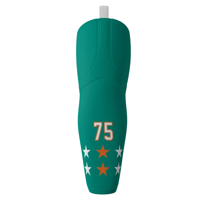 Tropics Teal Ice Hockey Socks (1) Tropics Teal Ice Hockey Socks