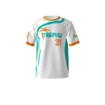 Tropics White Softball Jersey