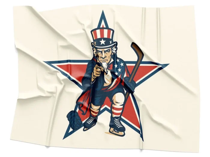 Uncle Sam Cream Hockey Jersey (3) Uncle Sam Cream Hockey Jersey (3)