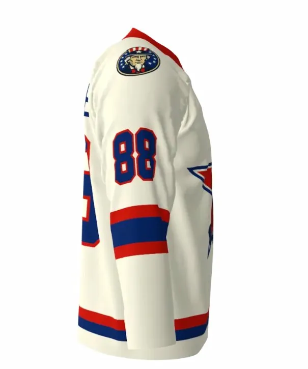 Uncle Sam Cream Hockey Jersey Uncle Sam Cream Hockey Jersey