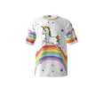 Unicorns White Softball Jersey