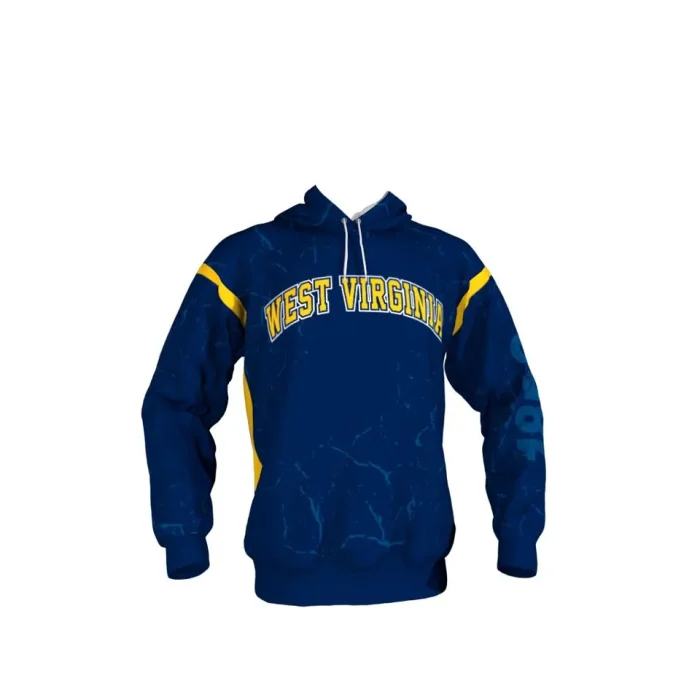 West Virginia Blue Hoodie