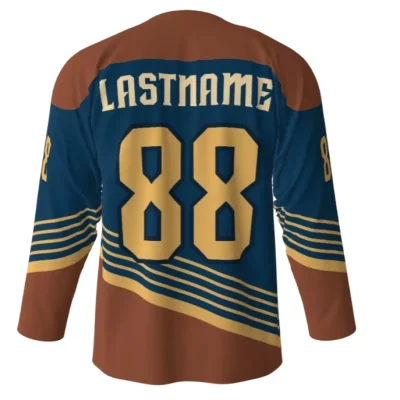 Wizards Blue Hockey Jersey back