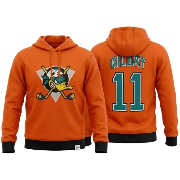 duck orange hoodie back Ducks Orange Hoodie back