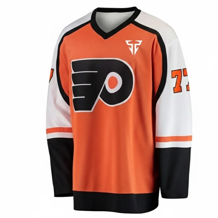 ice hockey 21 Saucy Squids Purple Hockey Jersey