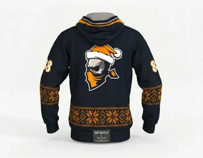 outlaws holiday hoodie back Outlaws Holiday Hoodie back