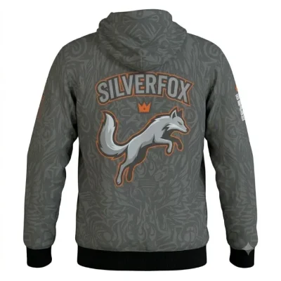 Silver Fox Hoodie back