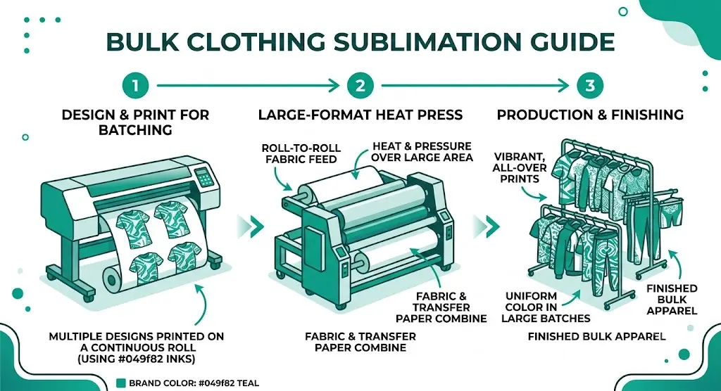 bulk clothing sublimation guide