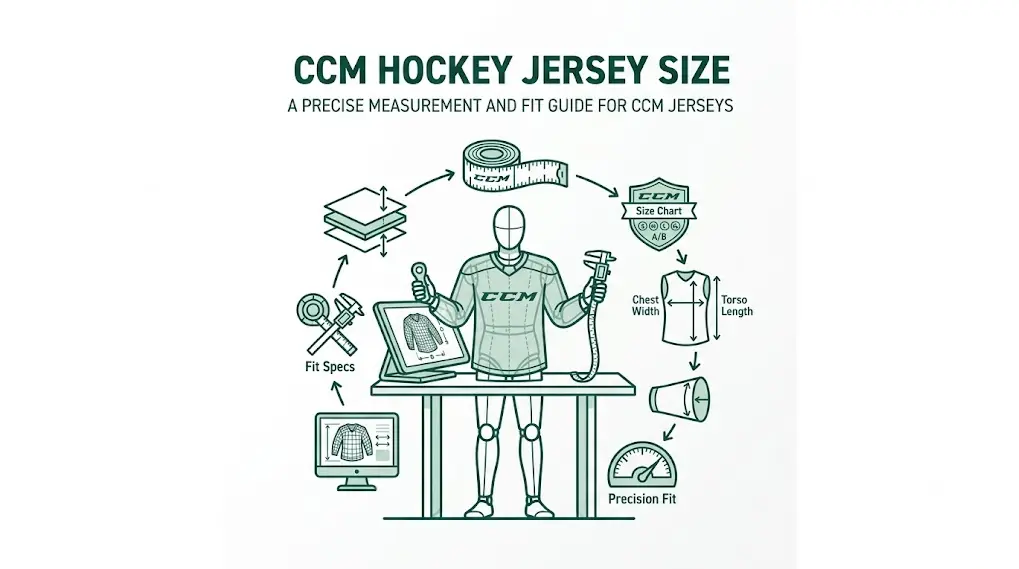 size of ccm hockey jersey