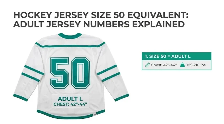 hockey jersey size equivalent to 50