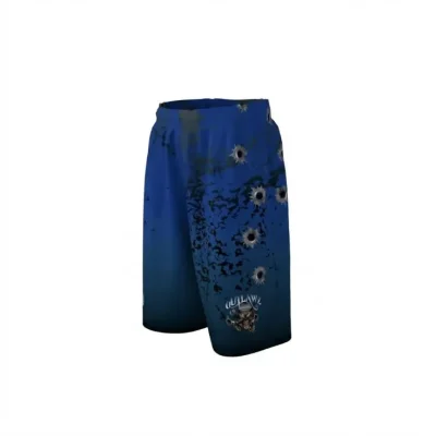 Outlawz Blue Softball Shorts Outlawz Blue Softball Shorts
