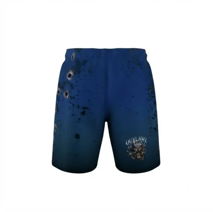 Outlawz Blue Softball Shorts Outlawz Blue Softball Shorts