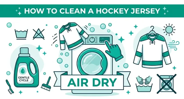 how to clean hockey jersey