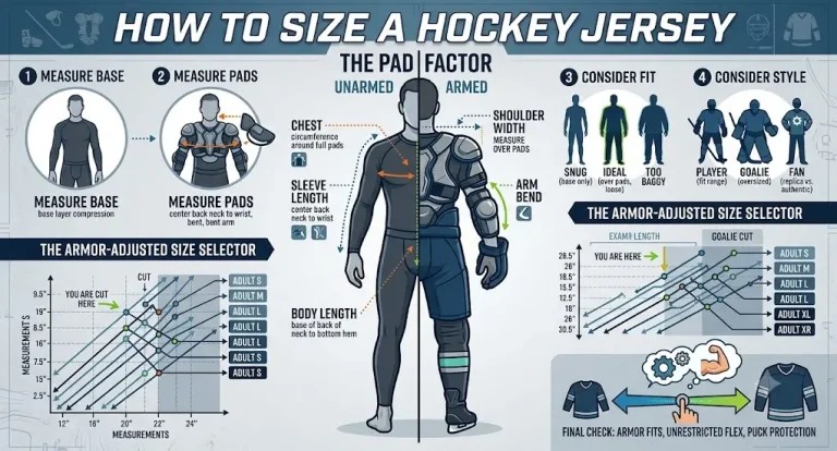 how to size hockey jersey