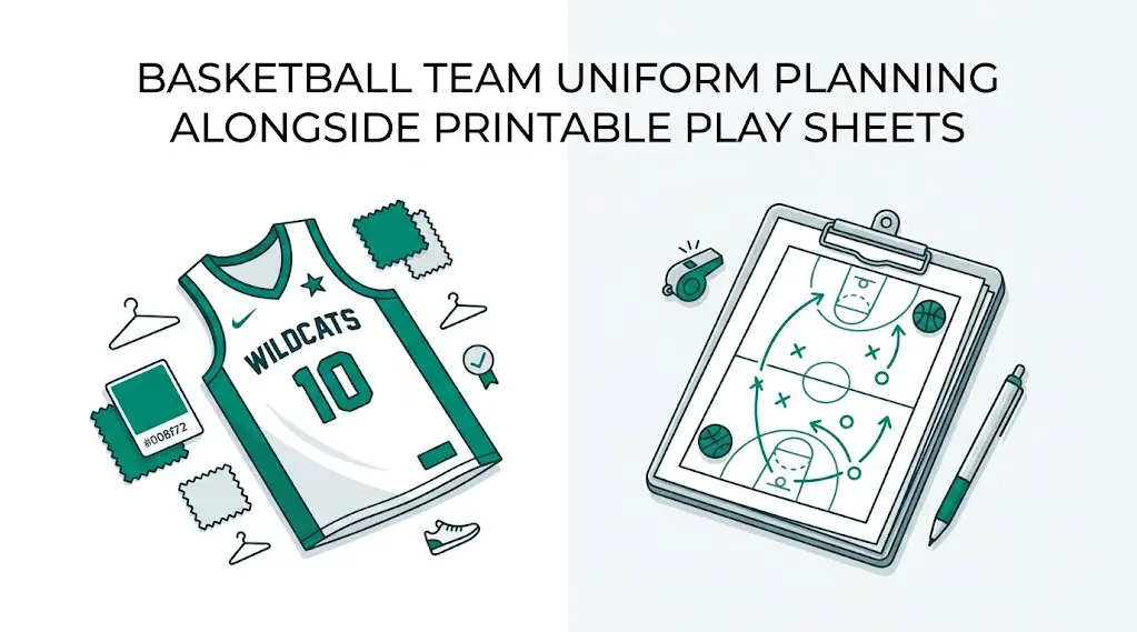 basketball team uniform planning