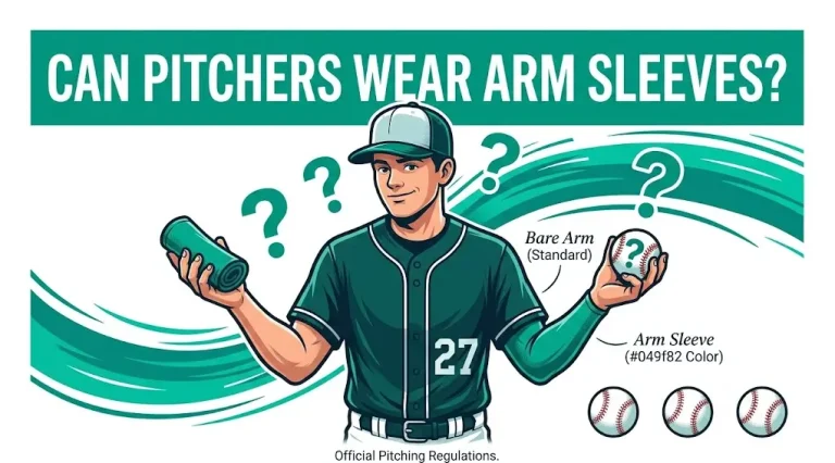 can pitchers wear arm sleeves