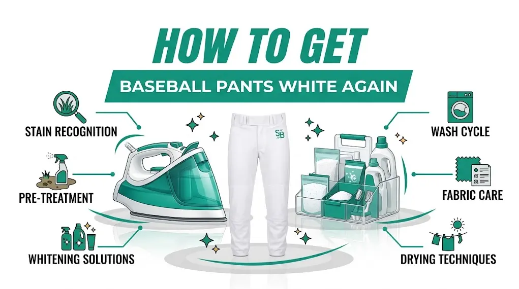 get your baseball panst white again