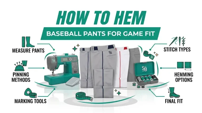 hem baseball pants with this method