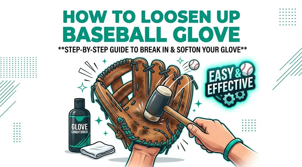 how to loosen up baseball gloves