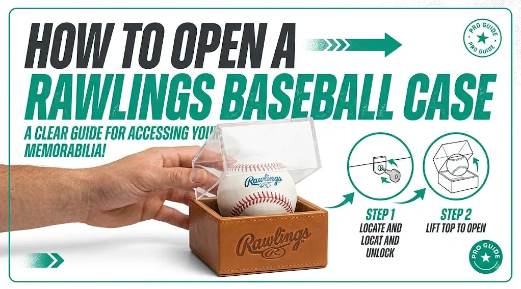 how to open rawlings baseball case