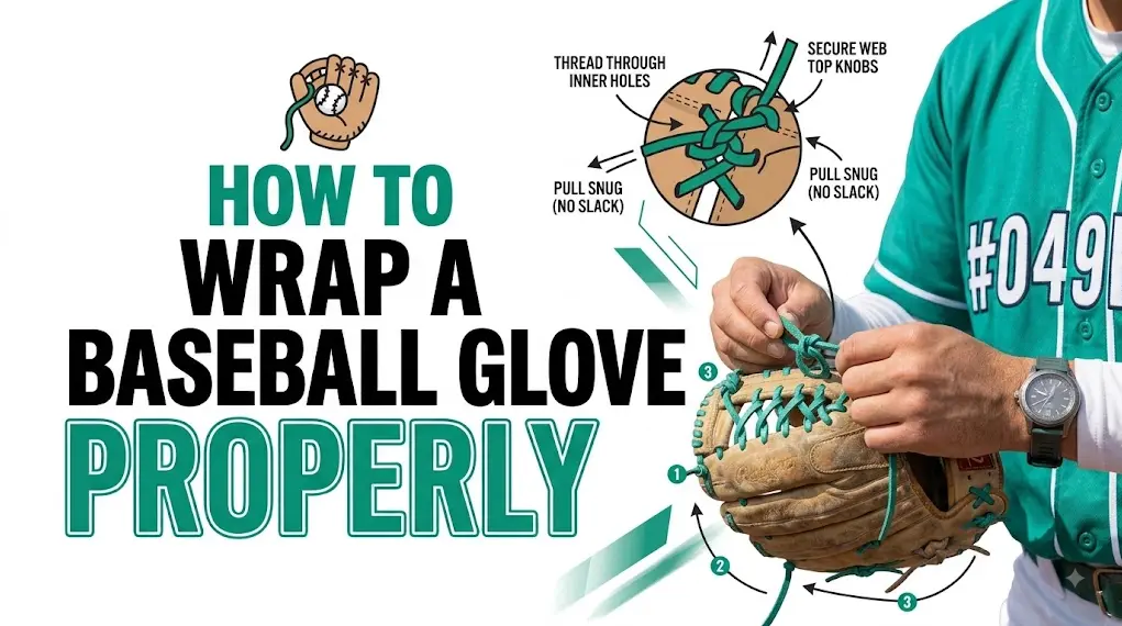 how to wrap baseball glove